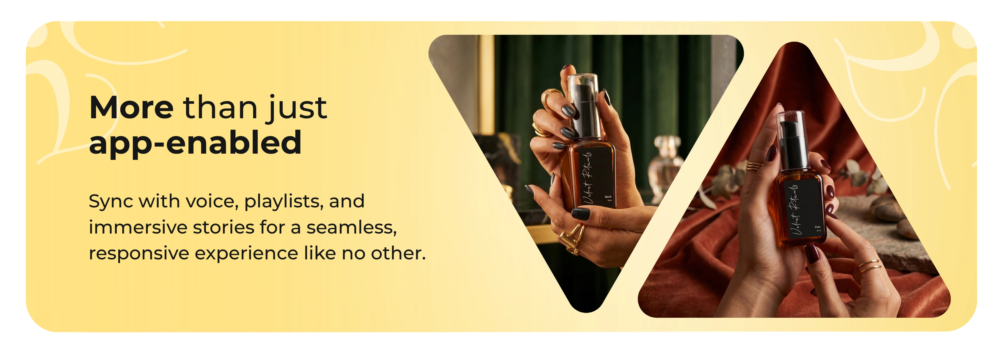 More than just app-enabled — sync with voice, playlists, and immersive stories
