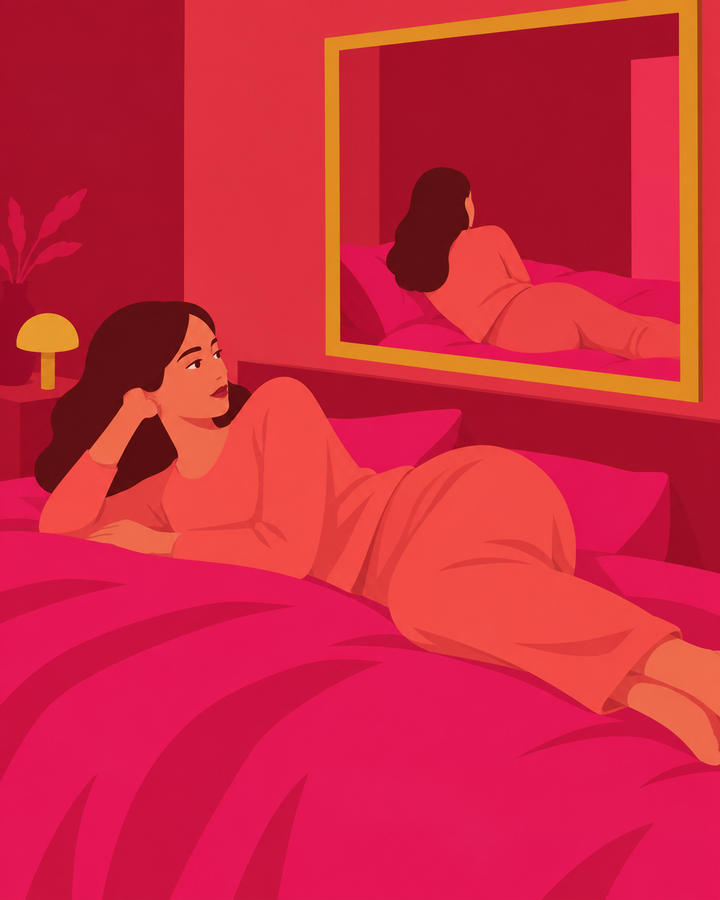 The Internalized Male Gaze: When You Watch Yourself During Sex