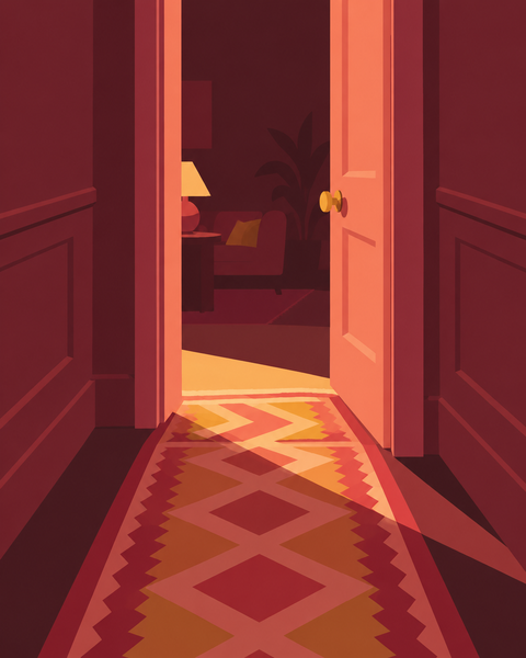 Just inside