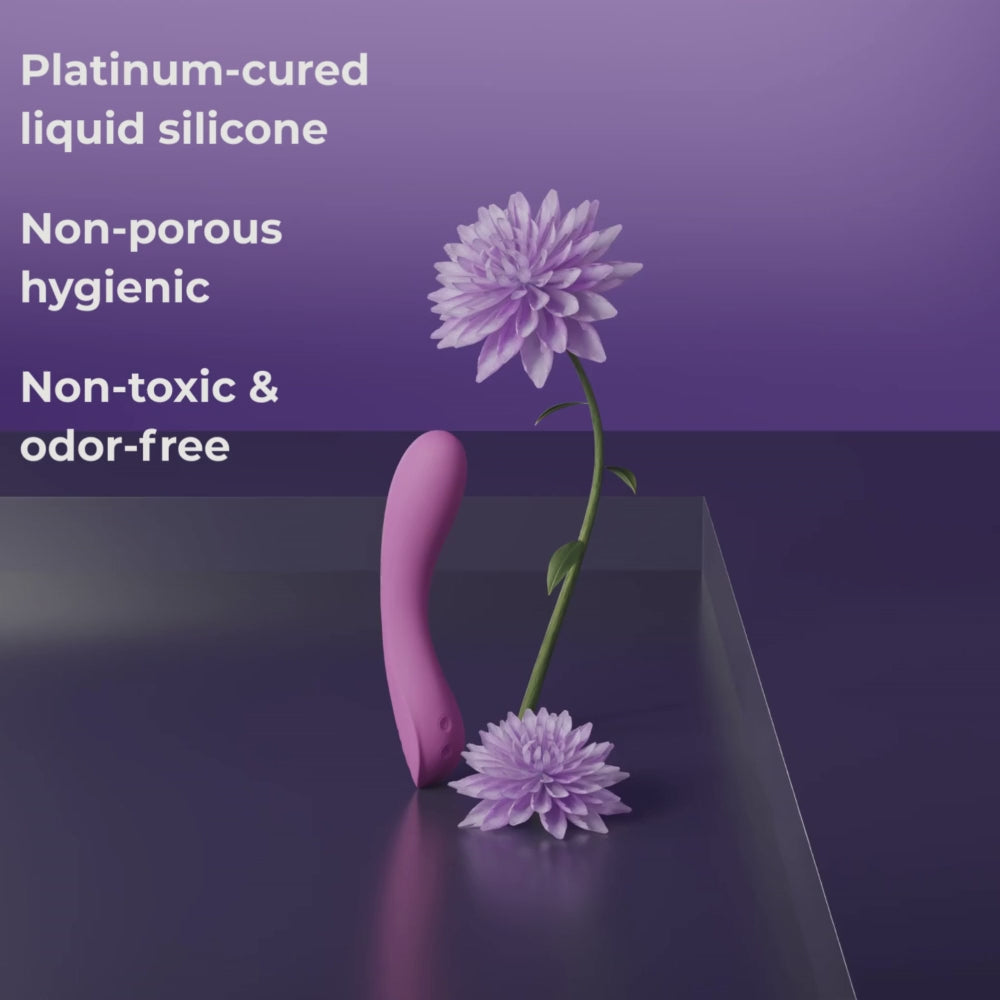 medical grade silicone vibrator with heating for women