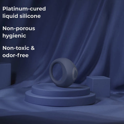 non toxic vibrating ring for men with app control
