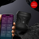 Vortex app-connected performance trainer for men with dual motor design and exercise modes shown alongside mobile app interface