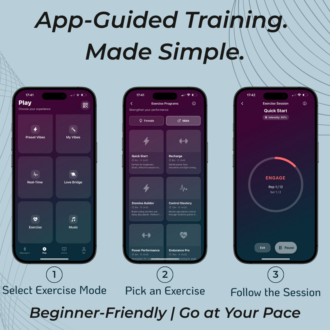 Velvet Rituals performance trainer exercise mode explained in 3 simple steps, beginner-friendly